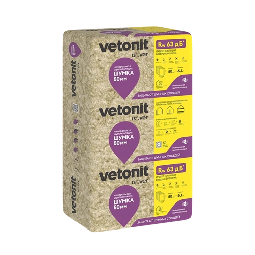 ВЕТОНИТ Шумка Vetonit (Isover) 1000x610x50 мм