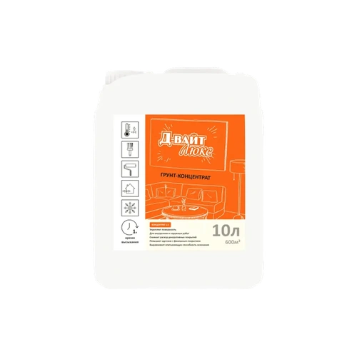 Грунт-концентрат универсальный Д-Вайт Люкс 10л 1.5