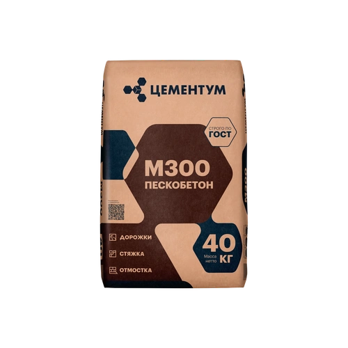 Пескобетон М300 Цементум 25 кг