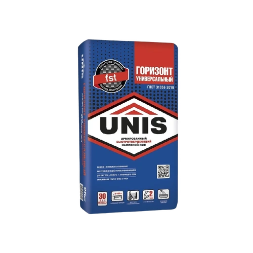 Пол наливной Юнис универсальный быстротвердеющий от 3 до 100мм 25кг