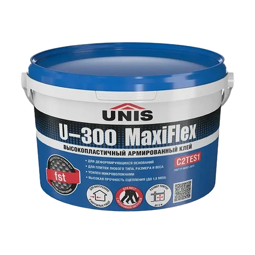 Клей Юнис эластичный MaxiFlex U-300 25кг (48)