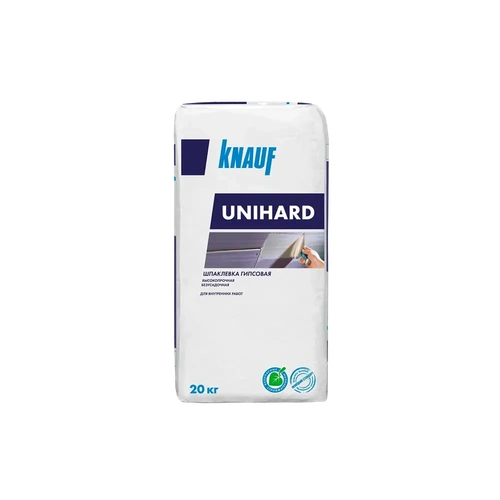 Шпатлевка гипсовая KNAUF УНИХАРД 20 кг