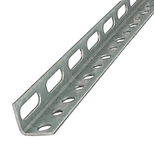 Угол перфорированный оцинкованный 20×20 мм×3 м