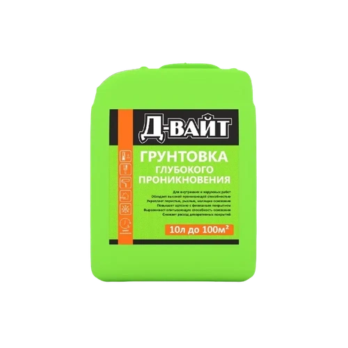 Грунт глубокого проникновения Д-вайт 10л